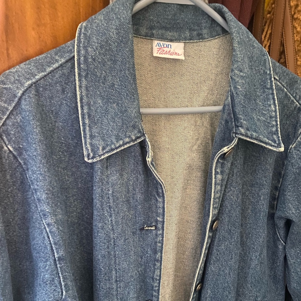 Vintage denim coat from the 80s